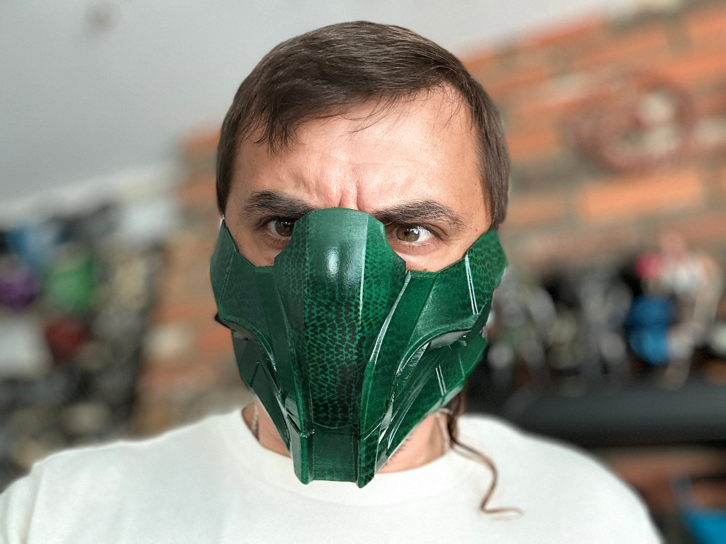 Reptile mask from MKX