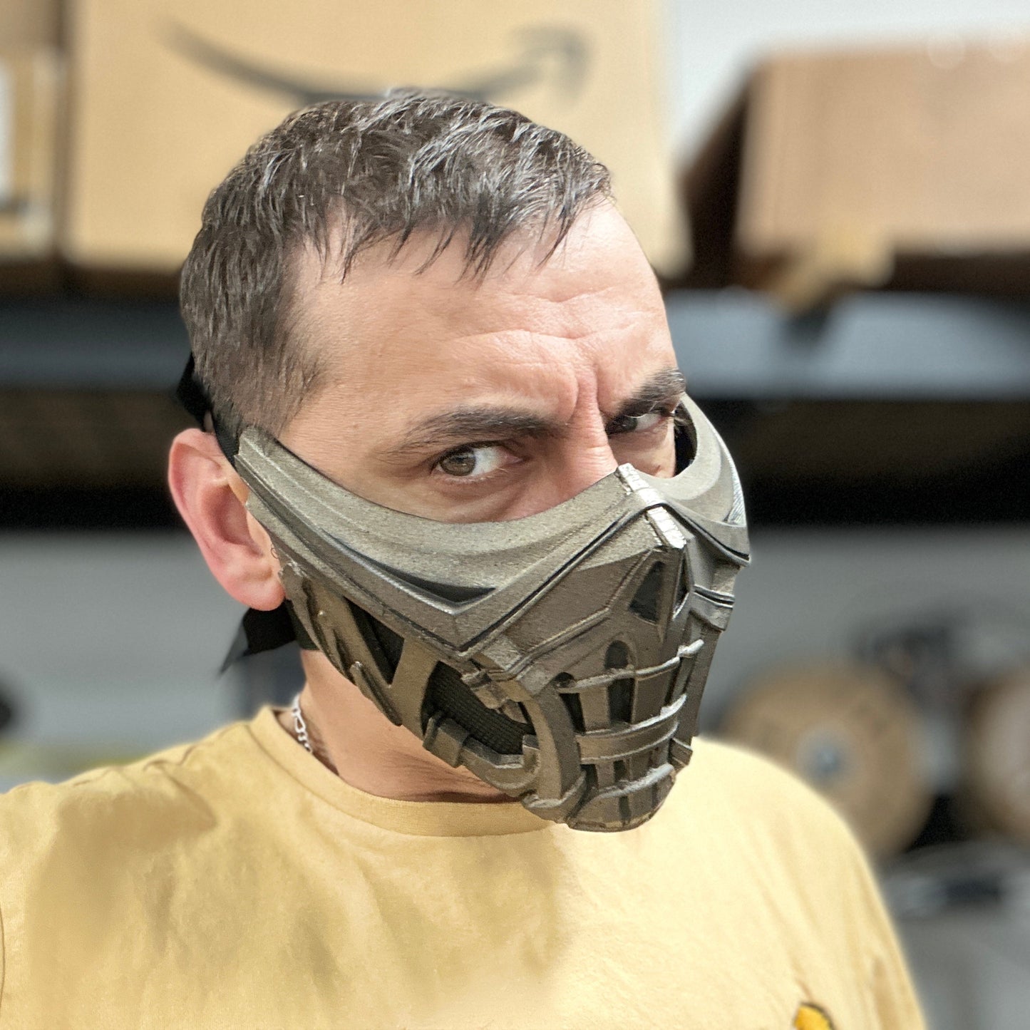 Scorpion mask - Mortal Kombat 1 Movie