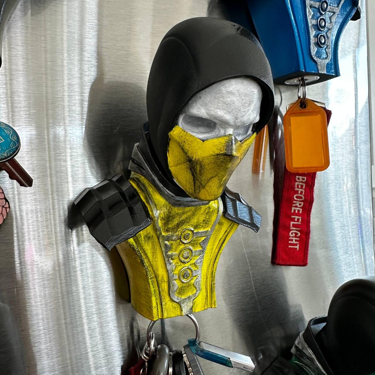 Mortal Kombat fridge key holder magnet