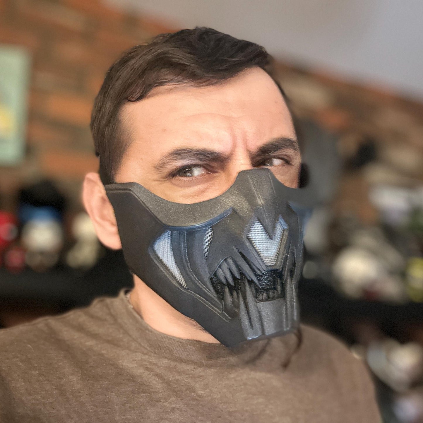 Noob Saibot mask - Mad Brother