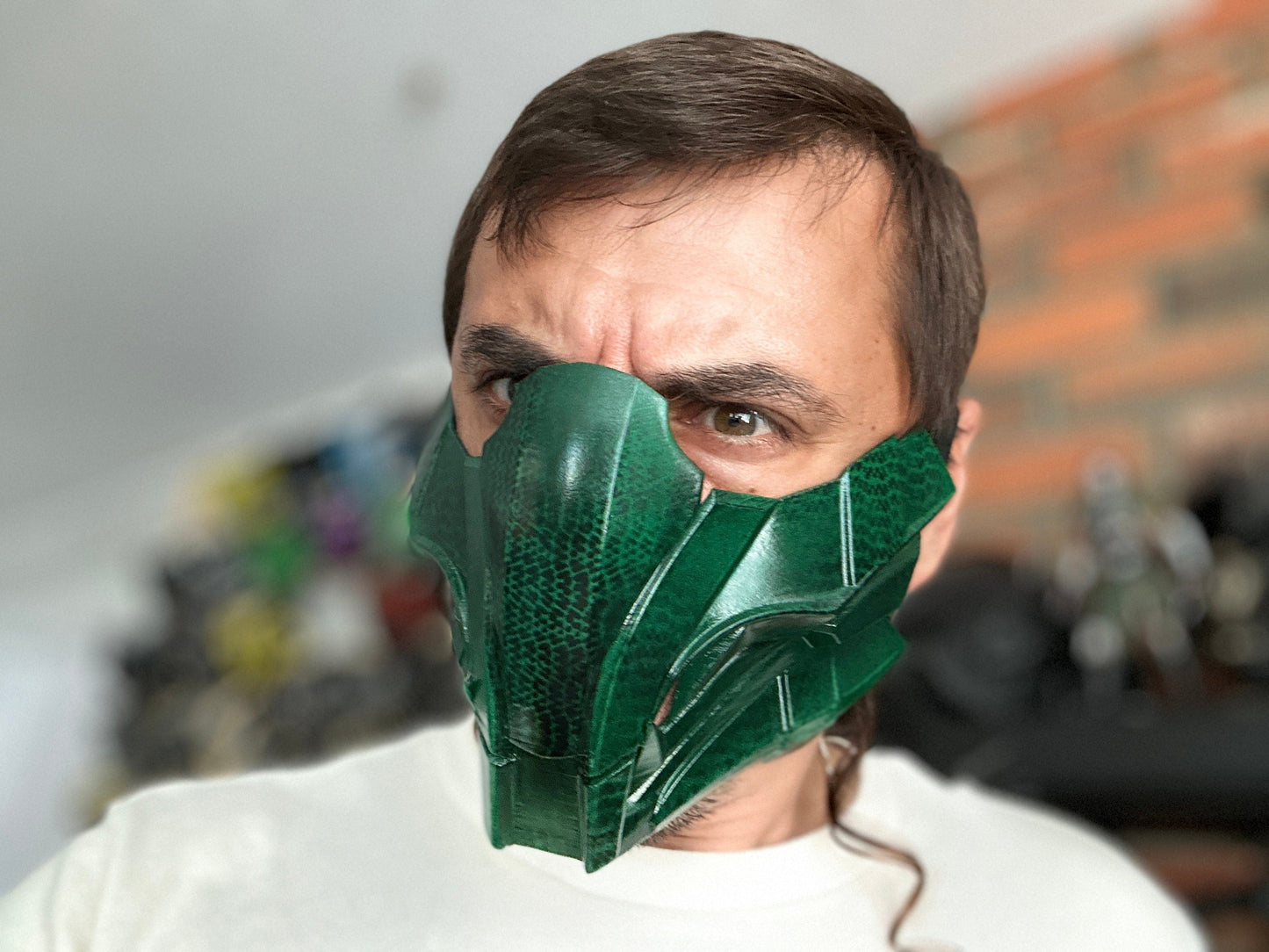 Reptile mask from MKX