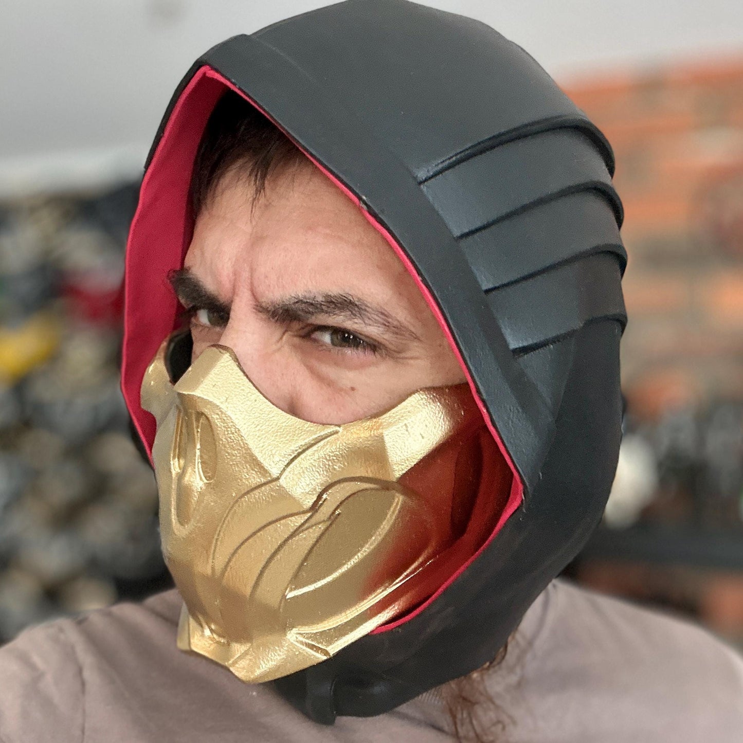 Scorpion mask set from MK11