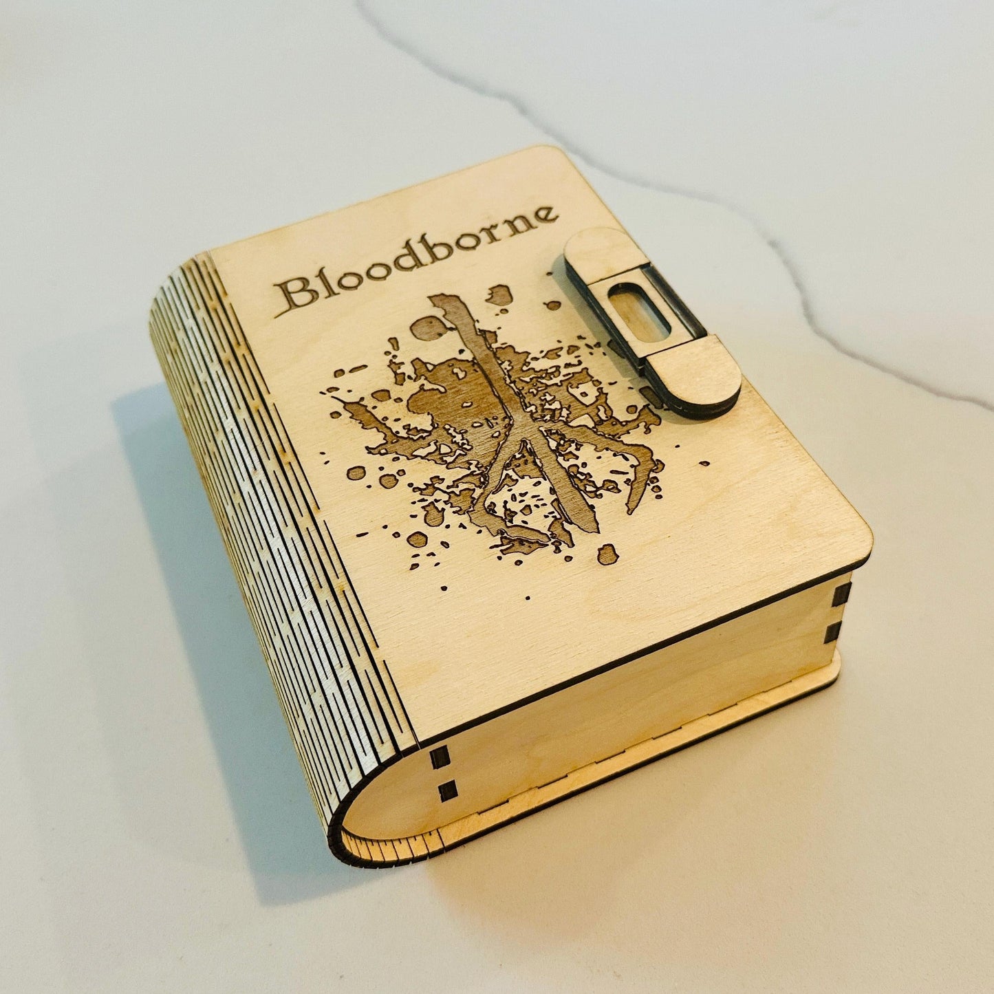 Bloodborne laser-cut box