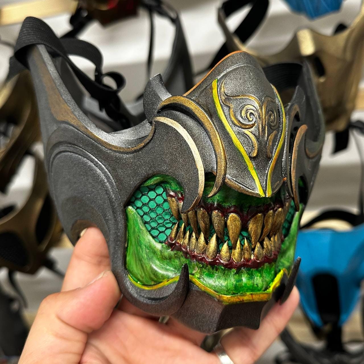 Reptile mask - Wozakin Conflict Half-Mask