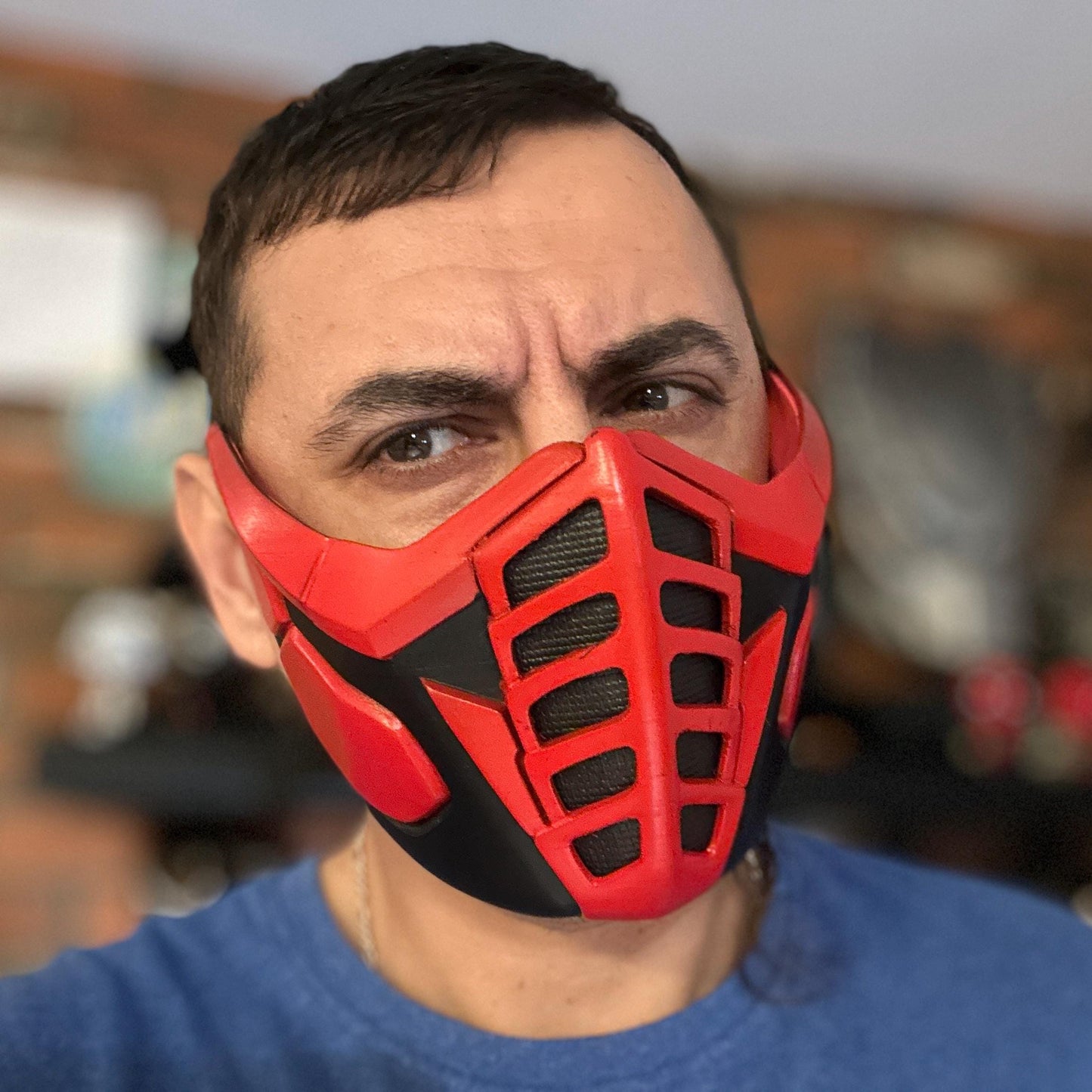 Ermac mask from Mortal Kombat 1 - Annihilation