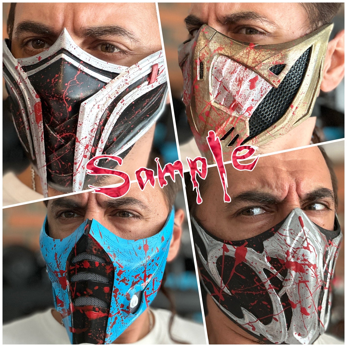 Sub Zero mask from Mortal Kombat X