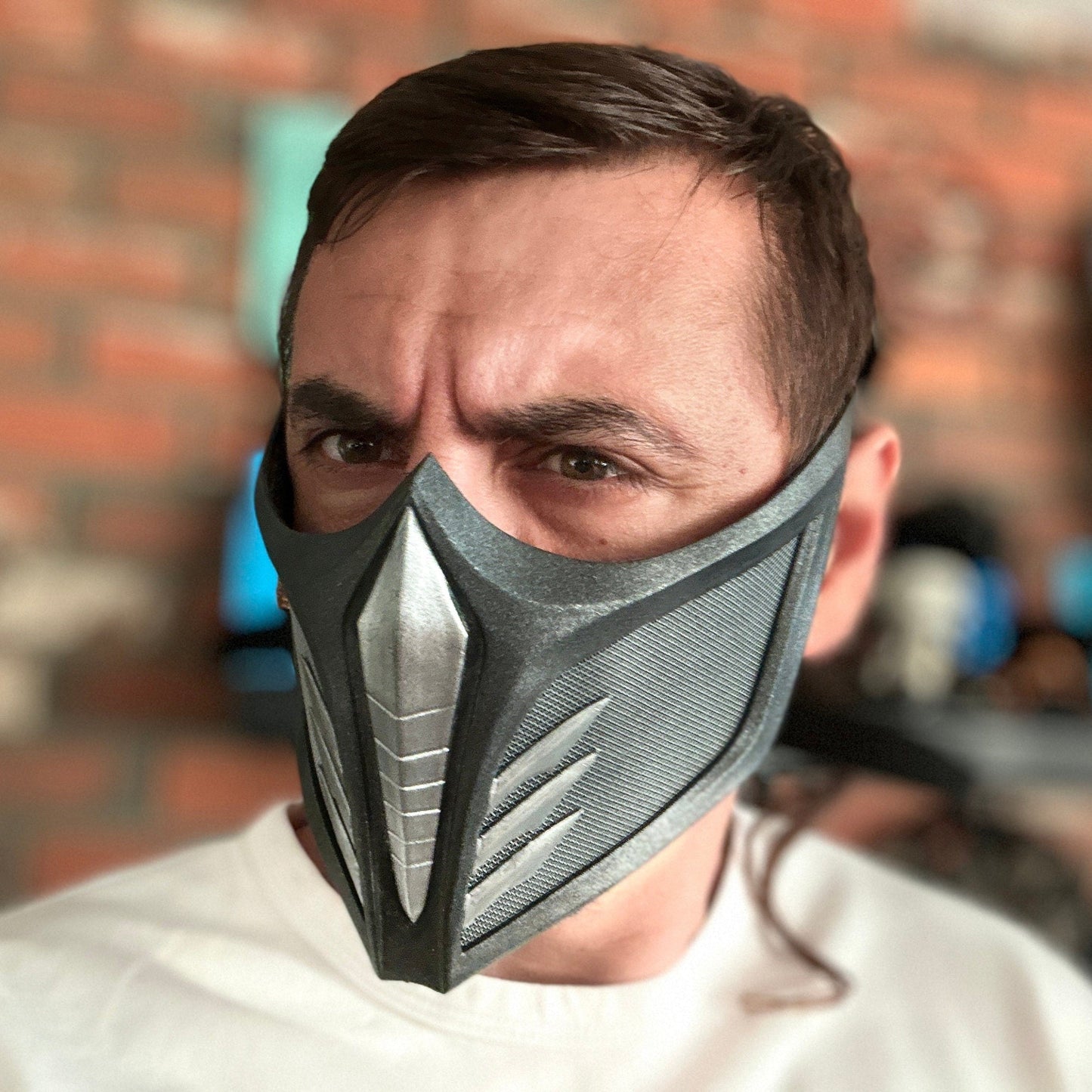 Sub Zero mask from Mortal Kombat 11 - Wild Hail
