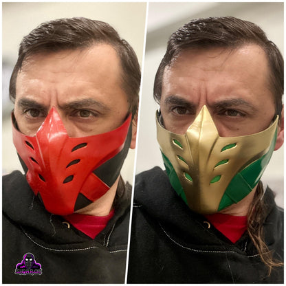 Jade and Scarlet mask from MK11