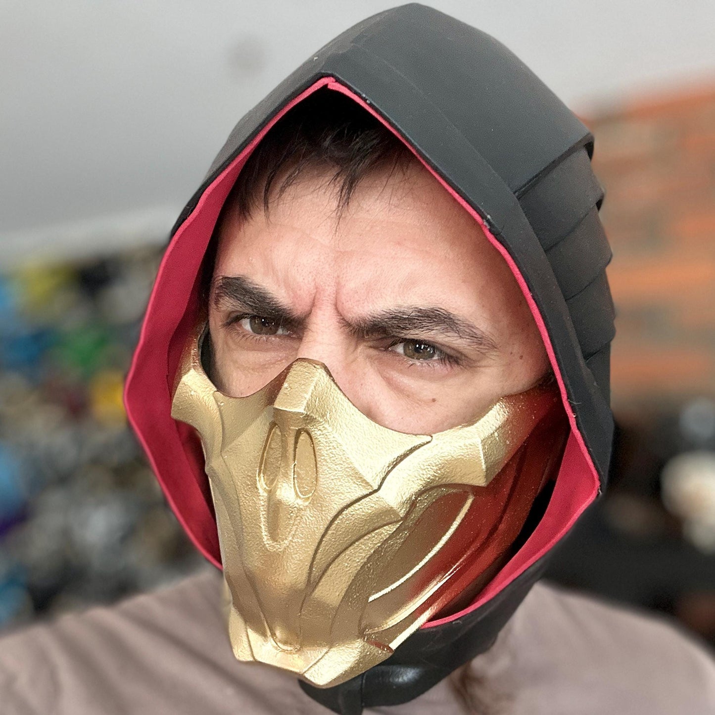 Scorpion mask set from MK11