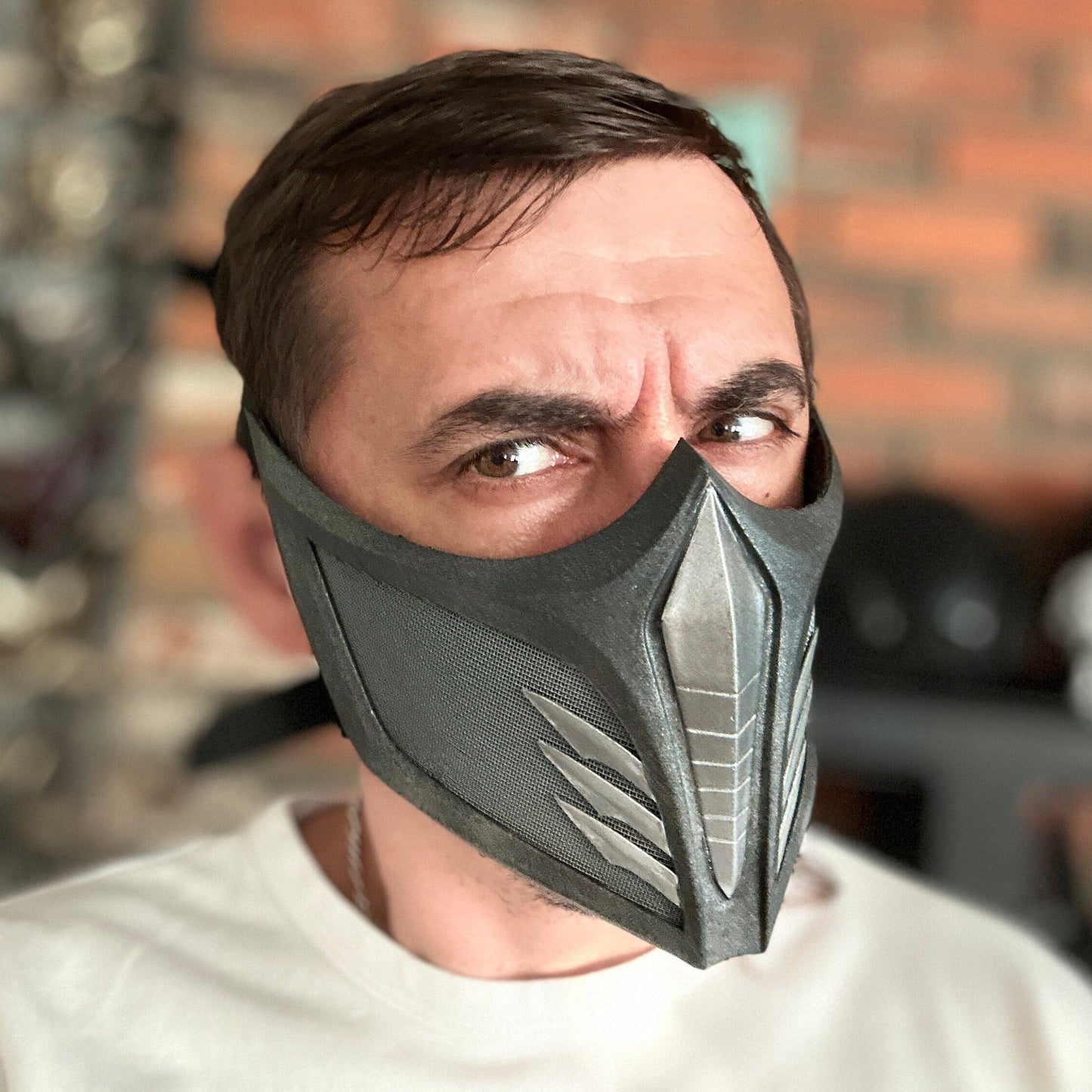 Sub Zero mask from Mortal Kombat 11 - Wild Hail