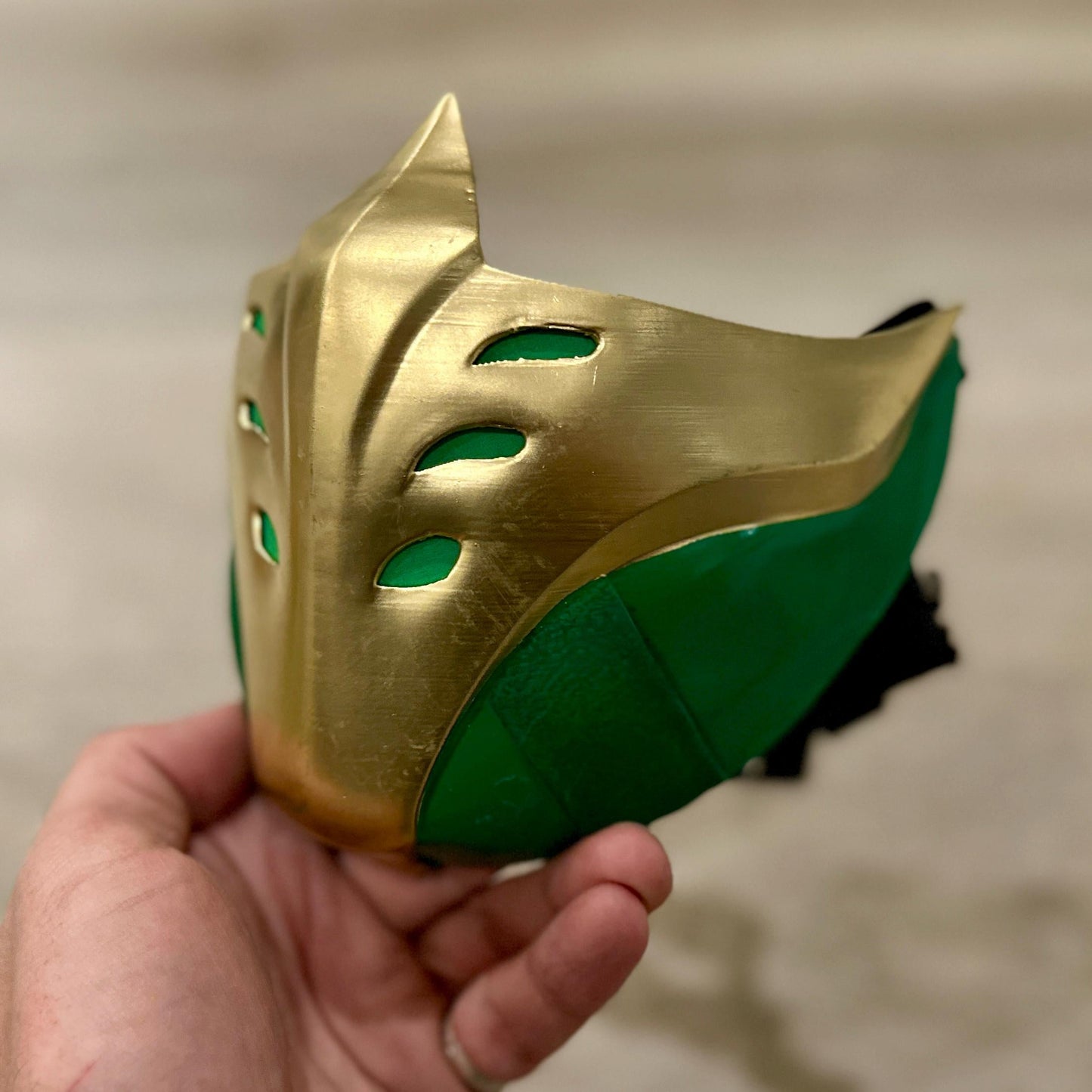 Jade and Scarlet mask from MK11
