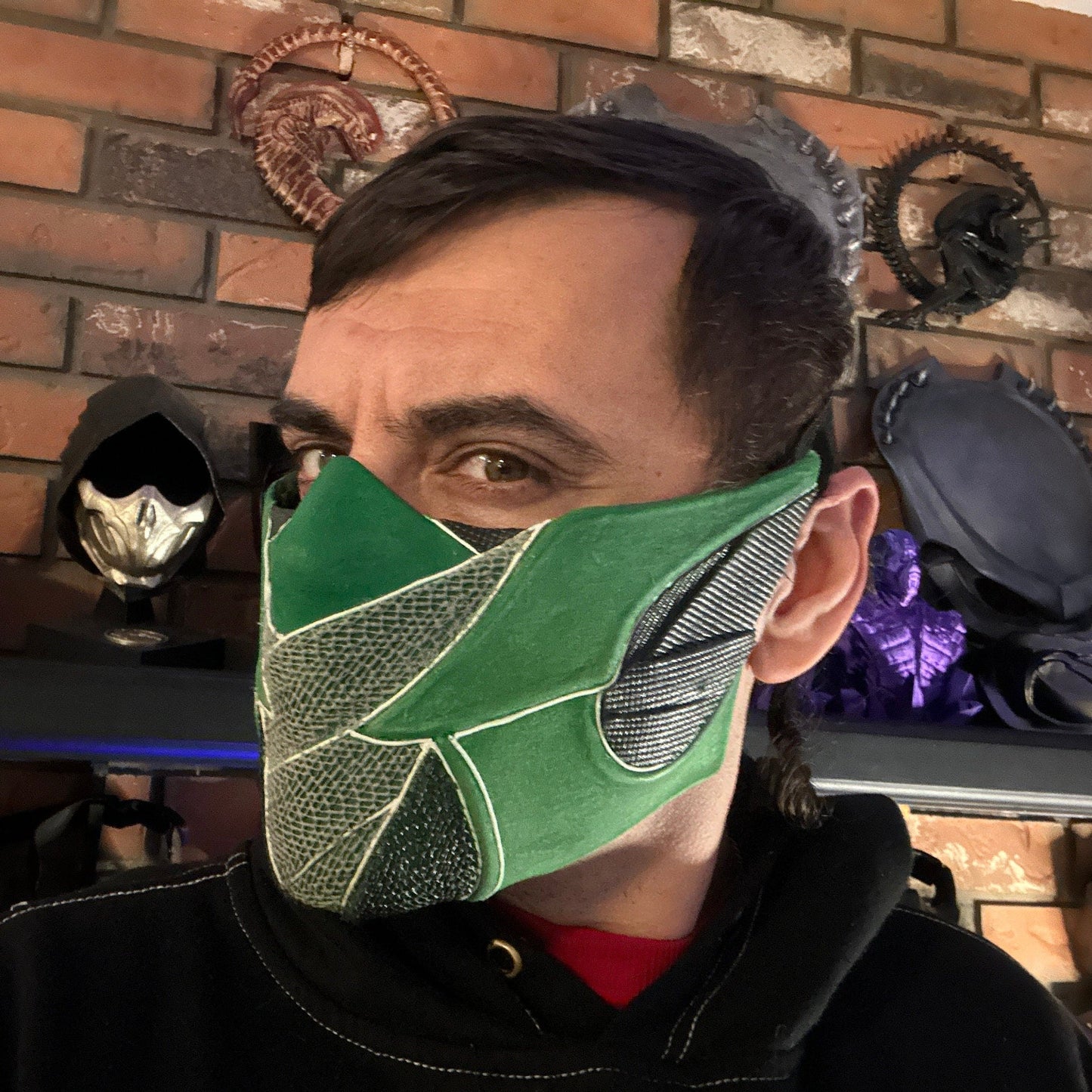 Reptile mask - Half-mask of Nareb Nevets